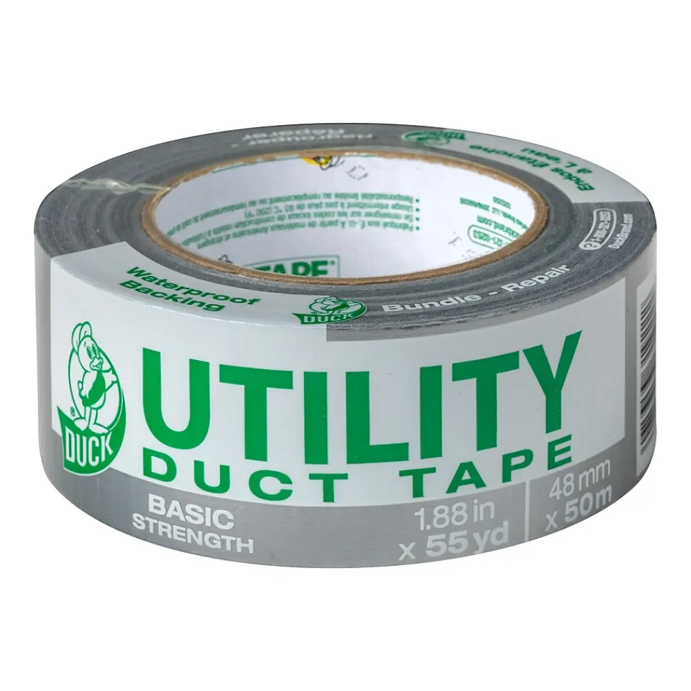 New Duck Tape® Brand 1.88 in. x 55 yd. Utility Duct Tape, Silver (242946)