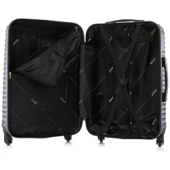 Adly 3-Piece Hardside Spinner Luggage Set, (DKADLSML-BLU)<DUKAP