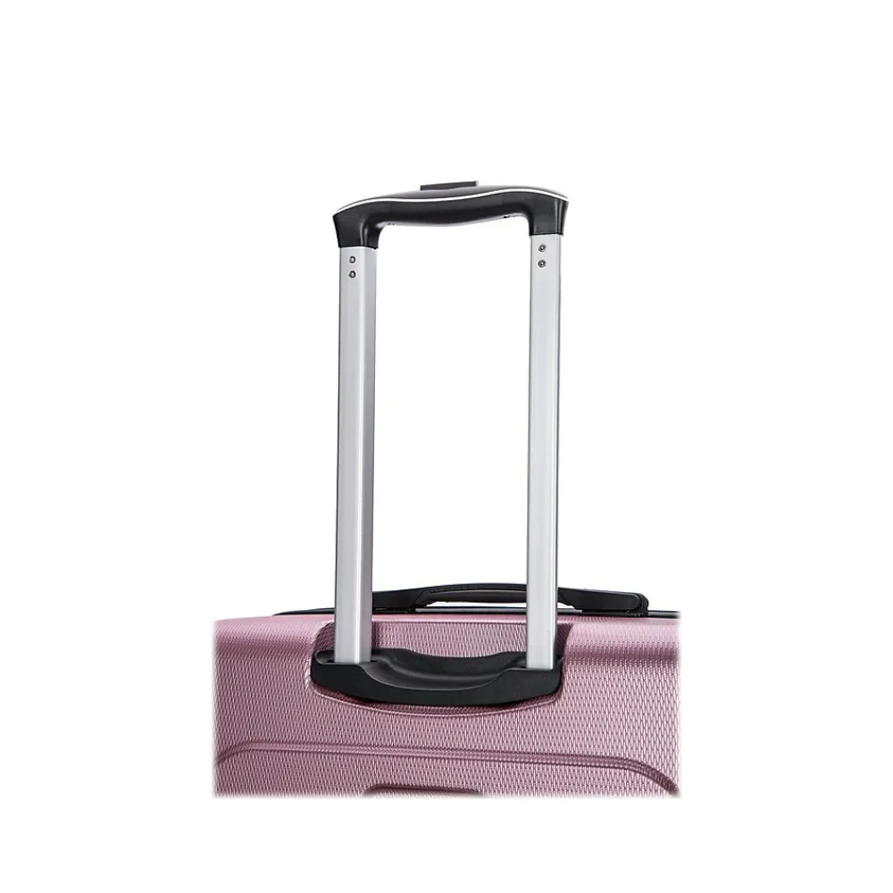 Crypto 19.75" Hardside Carry-On Suitcase, 4-Wheeled Spinner, TSA Checkpoint Friendly, Rose Gold (DKCRY00S-ROS)<DUKAP Best