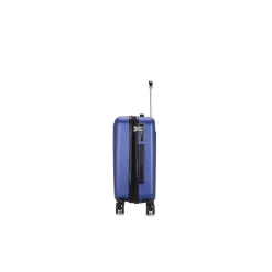 Crypto 19.75" Hardside Carry-On Suitcase, 4-Wheeled Spinner, TSA Checkpoint Friendly, Blue (DKCRY00S-BLU)<DUKAP New
