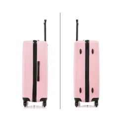 Discovery 3-Piece Hardside Spinner Luggage Set, Pink (DKDISSML-PNK)<DUKAP Hot