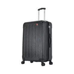 Intely 3-Piece Hardside Spinner Luggage Set, TSA Checkpoint Friendly, Black (DKINTSML-BLK)<DUKAP New