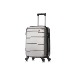 Rodez 20" Hardside Carry-On Suitcase, 4-Wheeled Spinner, TSA Checkpoint Friendly, (DKROD00S-COA)<DUKAP Clearance