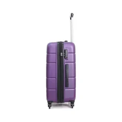 Rodez 3-Piece Hardside Spinner Luggage Set, TSA Checkpoint Friendly, (DKRODSML-PUR)<DUKAP Sale