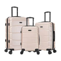 Sense 3-Piece Hardside Spinner Luggage Set, (DKSENSML-CHA)<DUKAP New