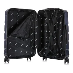 Sense 3-Piece Hardside Spinner Luggage Set, (DKSENSML-BLU)<DUKAP New