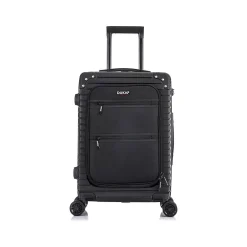Tour 20" Hardside Carry-On Suitcase, 4-Wheeled Spinner, TSA Checkpoint Friendly, (DKTOU00S-BLK)<DUKAP New