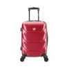Zonix 20" Hardside Carry-On Suitcase, 4-Wheeled Spinner, Wine (DKZON00S-WIN)<DUKAP New