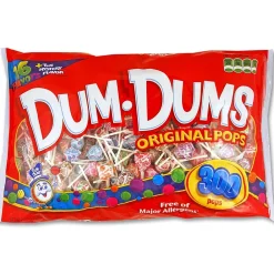 Dum Dums Lollipops, Assorted Flavors, 51 oz., 300 Pieces (SPN00060)