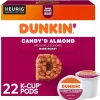 Dunkin' Candy'd Almond Coffee Keurig K-Cup Pods, Dark Roast, 22/Carton (5000375651)