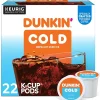 Dunkin' Cold Iced Coffee Keurig® K-Cup® Pods, Medium Dark Roast, 22/Box (5000369251)