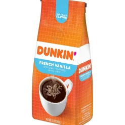 Dunkin' French Vanilla Ground Coffee, 12 oz. Bag (SMU00047)