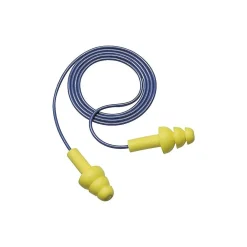 Peltor E-A-R UltraFit Corded Earplugs, Yellow, 100/Box (340-4004)