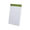 Notepads|Ampad Earthwise by Notepads, 5" x 8", College Ruled, White, 40 Sheets/Pad, 6 Pads/Pack (40112R)