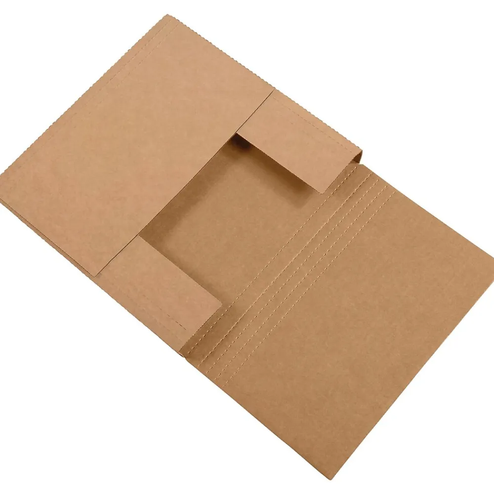 Discount Partners Brand Easy-Fold Mailer, 18" x 18" x 2", Kraft, 50/Bundle (M18182BFK)