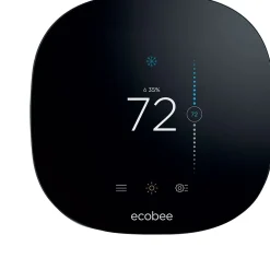 ecobee 3 Lite 2.0 WiFi Smart Thermostat, White/Black/Silver (EB-STATE3LT-02)
