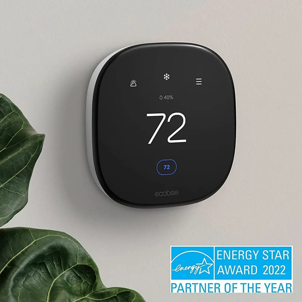 ecobee Enhanced Smart Programmable Touch-Screen Wi-Fi Thermostat (EB-STATE6L-01)