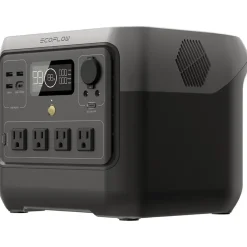 Ecoflow RIVER 2 Pro 4-Outlet Portable Power Station, Black (ZMR620-B-US)
