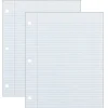 Filler Paper|Ecology College Ruled Filler Paper, 8.5" x 11", 3-Hole Punched, 500 Sheets/Pack, 2 Packs/Bundle (PAC2417-2)