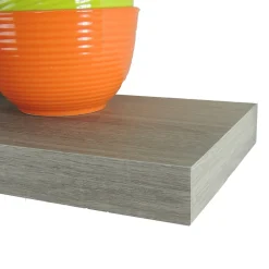Shelving*Eden Grove Floating Single Wall Shelf, 24"W, Driftwood (0191903)