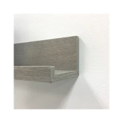 Shelving*Eden Grove MDF Wall Mounted Shelf, 72", Gray (9602066E)