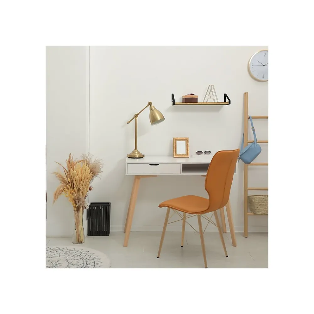 Shelving*Eden Grove Shelving Wood Mounted Ledge, 24", Walnut (9602108E)