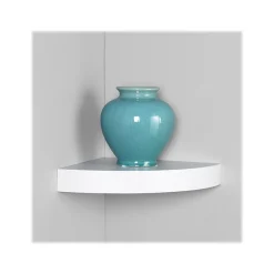 Shelving*Eden Grove Wood Mounted Wall Shelf, 11.8", White (0191806)