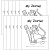 Composition Notebooks|Edupress My Journal, 8.5" x 7", 32 Pages, White, 12/Pack (EP-143-12)