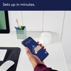 New Eero AX1000 Dual Band MU-MIMO WiFi 6 Router, White (B08ZK39NSL)