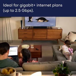 Sale Eero AX2300 Tri Band MU-MIMO WiFi 6E Gaming Router, White (B091G65HH6)