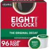 Eight O'Clock The Original Decaf Coffee, Keurig K-Cup Pod, Medium Roast, 96/Carton (6425CT)