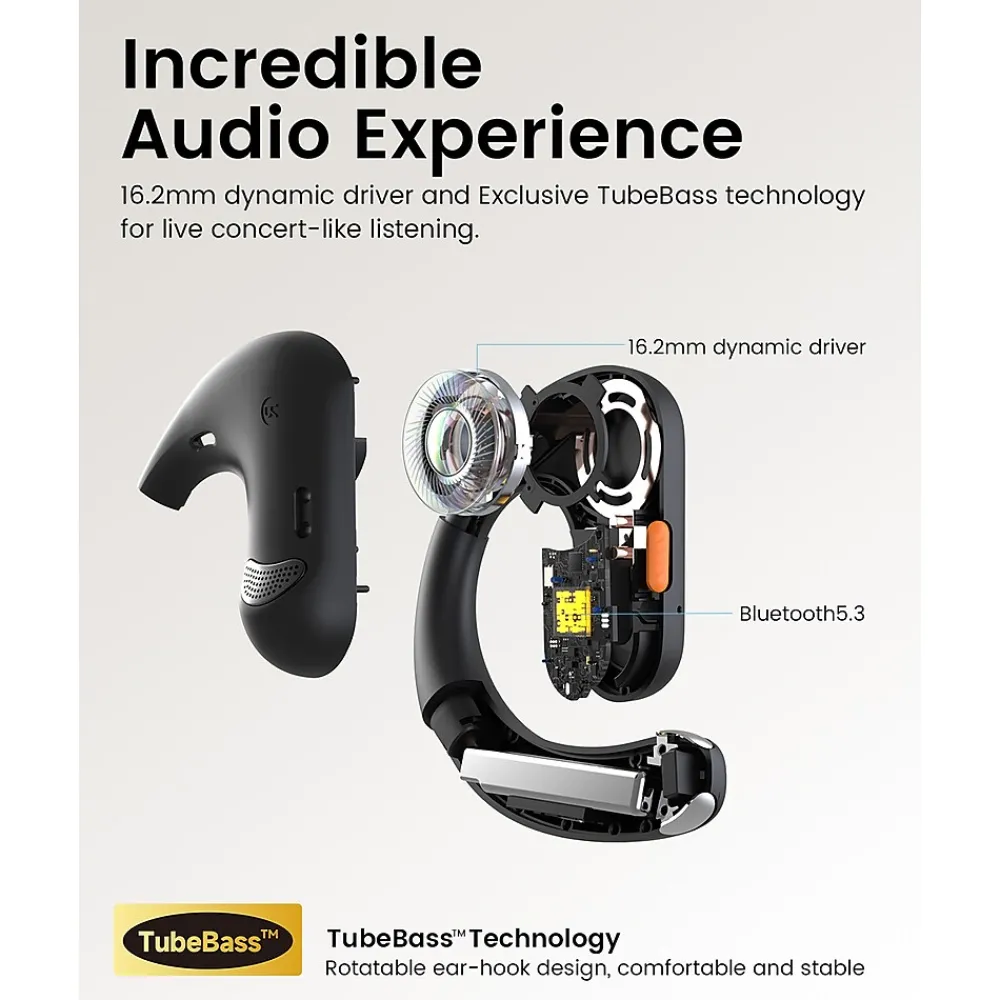 Hot EKSATelecom S30 Bluetooth On-Ear Headset, Black (T-QM01-01)