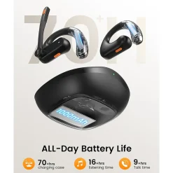 Hot EKSATelecom S30 Bluetooth On-Ear Headset, Black (T-QM01-01)