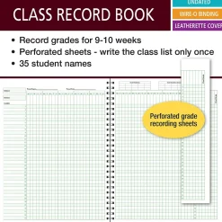 Grade Books*ELAN Undated Record Book, 8.5" x 11", 50/Pack (R1035-CP)