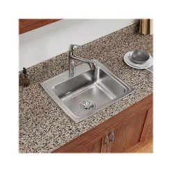 Elkay Celebrity 1-Hole Single-Bowl Drop-In Kitchen Sink, 19.5