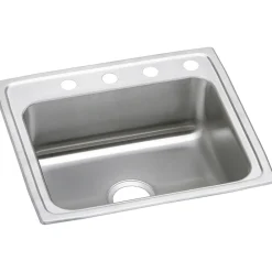 Elkay Celebrity Stainless Steel 22" x 19-1/2" x 7-1/8", Single Bowl Top Mount Sink (PSR22193)