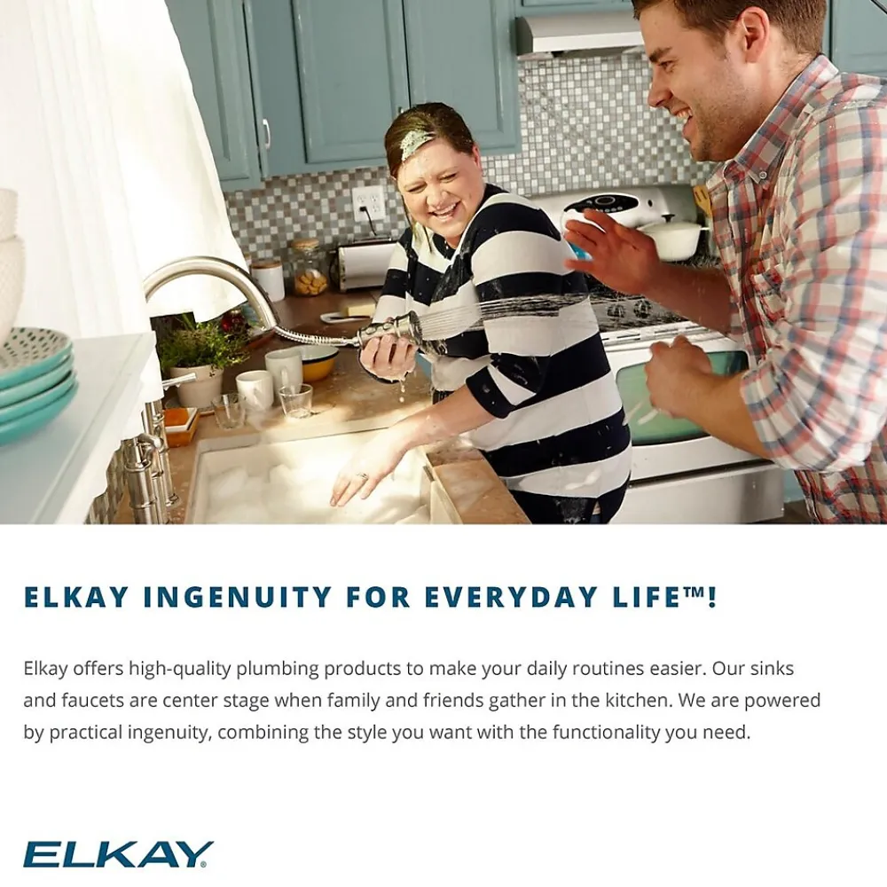 Elkay Celebrity Stainless Steel 25" x 21-1/4" x 5-3/8", Single Bowl Top Mount Sink (GECR25213)