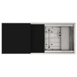 Elkay Circuit Chef Single-Bowl Undermount Sink Kit, 20.5" x 45.5" x 10", Stainless Steel, Lustrous Satin (CS45BPK)