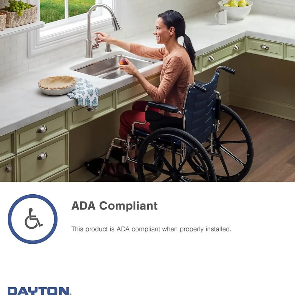 Elkay Dayton Stainless Steel 25" x 21-1/4" x 6-9/16", Single Bowl Top Mount Sink, Satin (D125213)