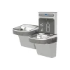 Elkay EZH2O Bottle Filling Station & Versatile Bi-Level ADA Cooler, Non-Filtered 8 GPH Light Gray (EZSTL8WSLK)