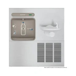 Elkay EZH2O Bottle Filling Station for SwirlFlo Fountain, Stainless Steel (EZWS-ERPB8-RF)
