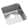 Elkay Lustertone Classic Single-Bowl Undermount Sink, 4.88" x 18.5" x 18.5", Stainless Steel, Lustrous Satin (ELUHAD161650)