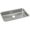 Elkay Lustertone Classic Single-Bowl Undermount Sink, 18.5" x 30.5" x 5.38", Stainless Steel, Lustrous Satin (ELUHAD281655)