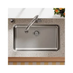 Elkay Lustertone Classic Single-Bowl Undermount Sink, 18.5