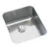 Elkay Lustertone Classic Single-Bowl Undermount Sink w/Perfect Drain, 18.5" x 16" x 6.38", Stainless Steel, Lustrous Satin