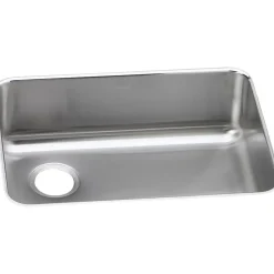 Elkay Lustertone Stainless Steel 25-1/2" x 19-1/4" x 8", Single Bowl Undermount Sink (ELUH2317L)