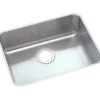 Elkay Lustertone Stainless Steel 21-1/2" x 18-1/2" x 5-3/8", Single Bowl Undermount ADA Sink (ELUHAD191655)