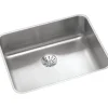 Elkay Lustertone Stainless Steel 23-1/2" x 18-1/4" x 5-3/8", Single Bowl Undermount ADA Sink with Perfect Drain (ELUHAD211555PD)