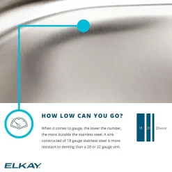 Elkay Lustertone Stainless Steel 23-1/2