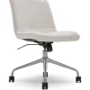 Office Chairs*Elle Decor Adelaide Fabric Task Chair, Ivory (48214B)